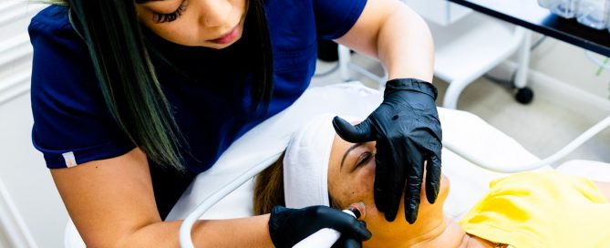 VIP Facial treatment procedure