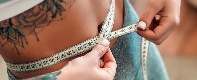 Weight loss measuring tape